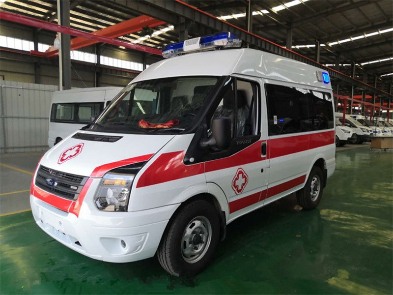 福特V348短軸中頂監護型救護車(chē)